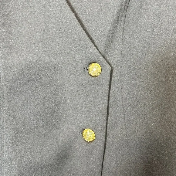 WHITE HOUSE BLACK MARKET Black Blazer Dress, Size Petitie 8P - Picture 3 of 8